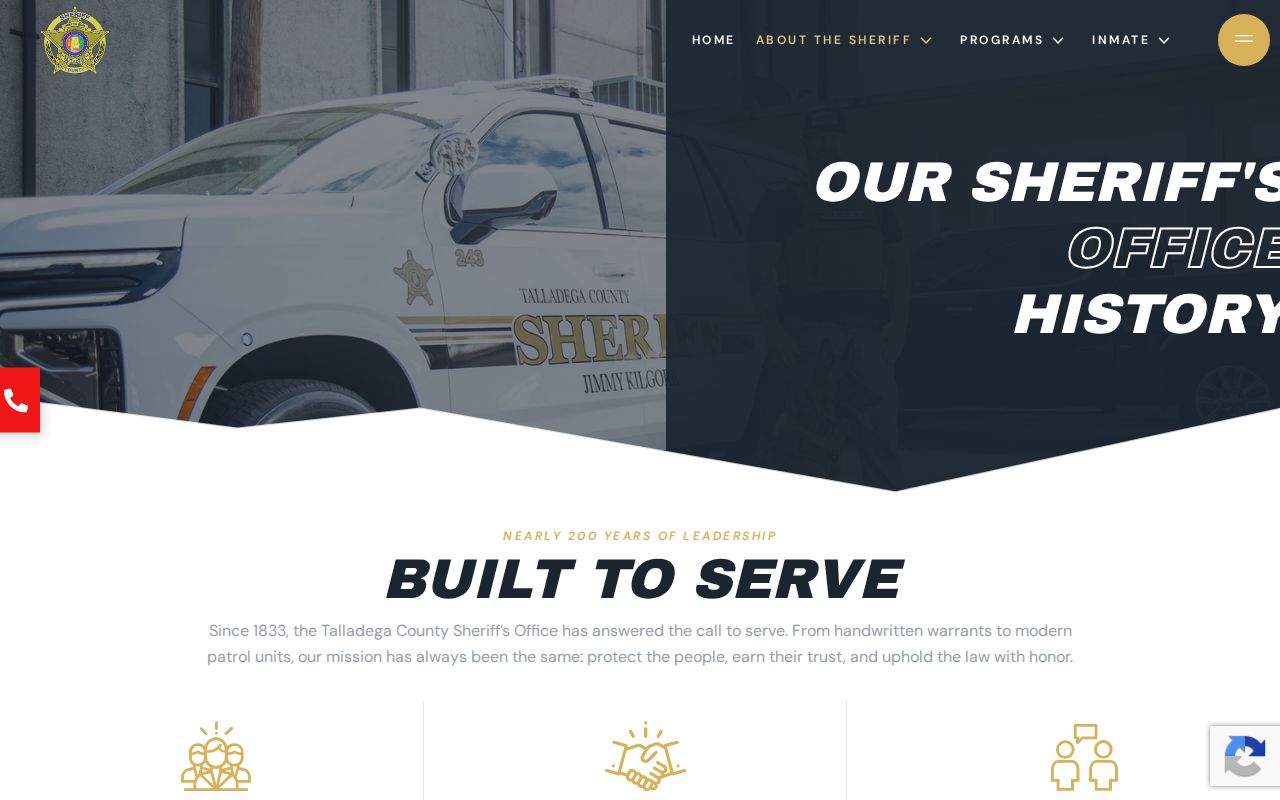 Talladega County arrest history sheriff office background